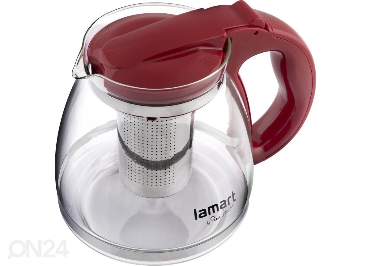 Стеклянный кувшин с ситечком для чая 1,5 л Lamart LT7074 увеличить