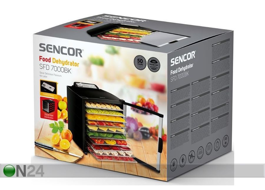 Сушилка для овощей и фруктов Sencor SFD7000BK увеличить
