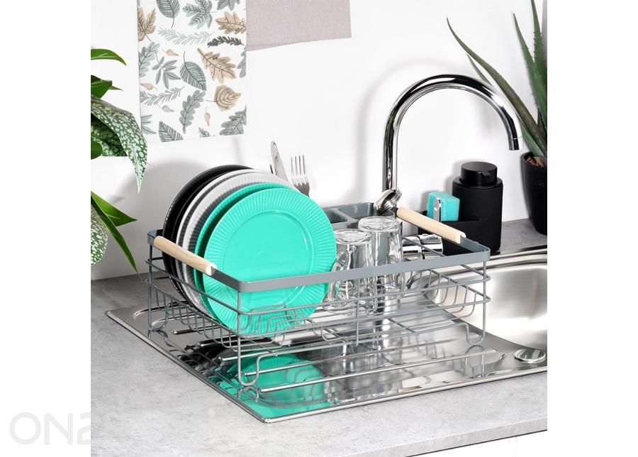 Сушилка для посуды, серая увеличить