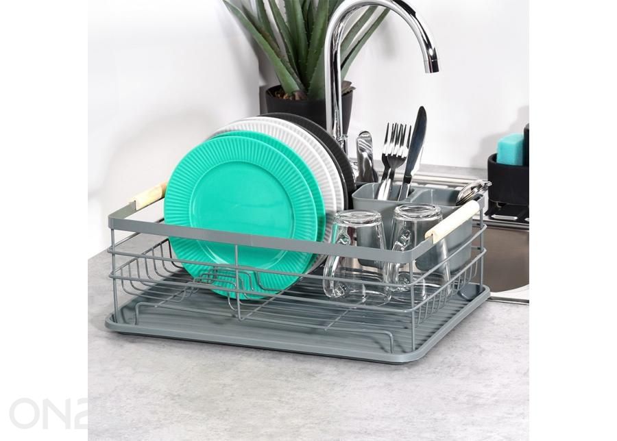 Сушилка для посуды, серая увеличить