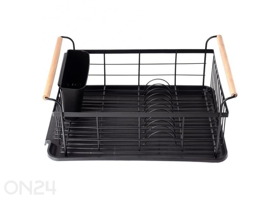 Сушилка для посуды, черная увеличить