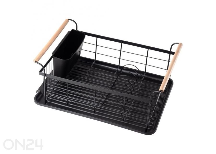 Сушилка для посуды, черная увеличить