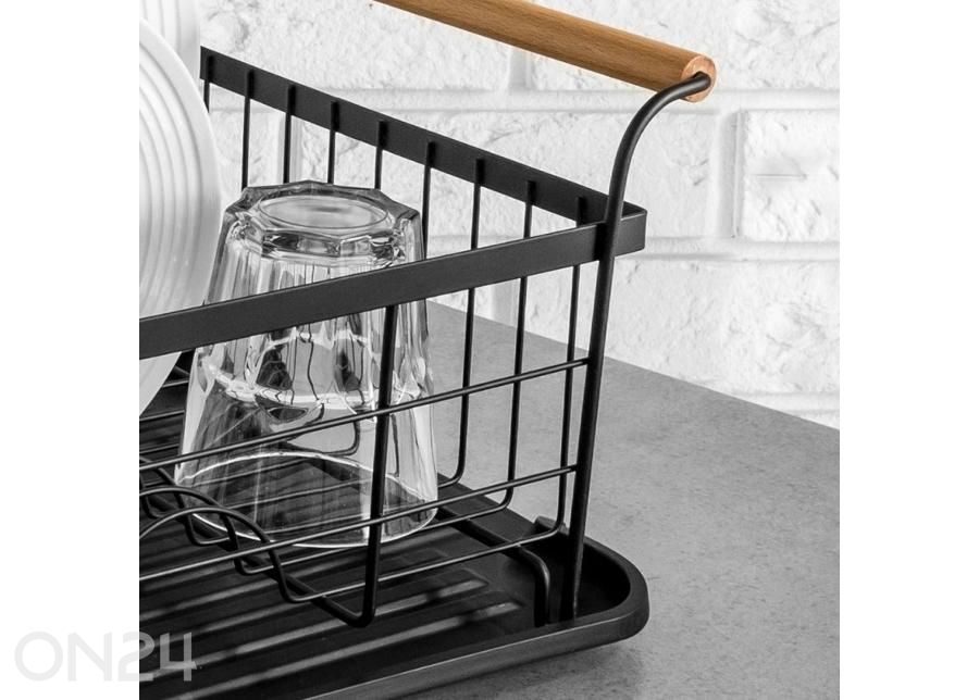 Сушилка для посуды, черная увеличить