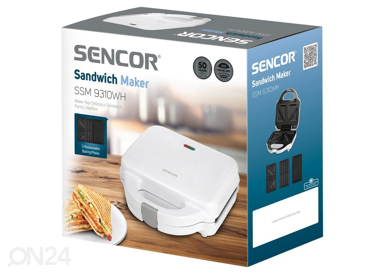 Сэндвичница-гриль 3в1 Sencor SSM9310WH увеличить