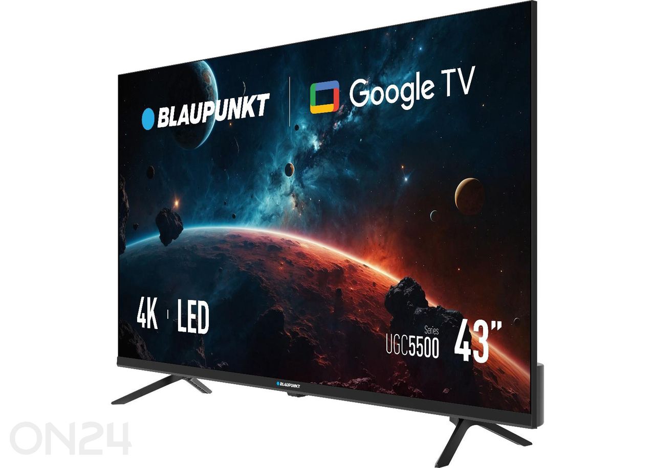 Телевизор Blaupunkt 43 дюйма (108 см) 4K Ultra HD Google TV увеличить