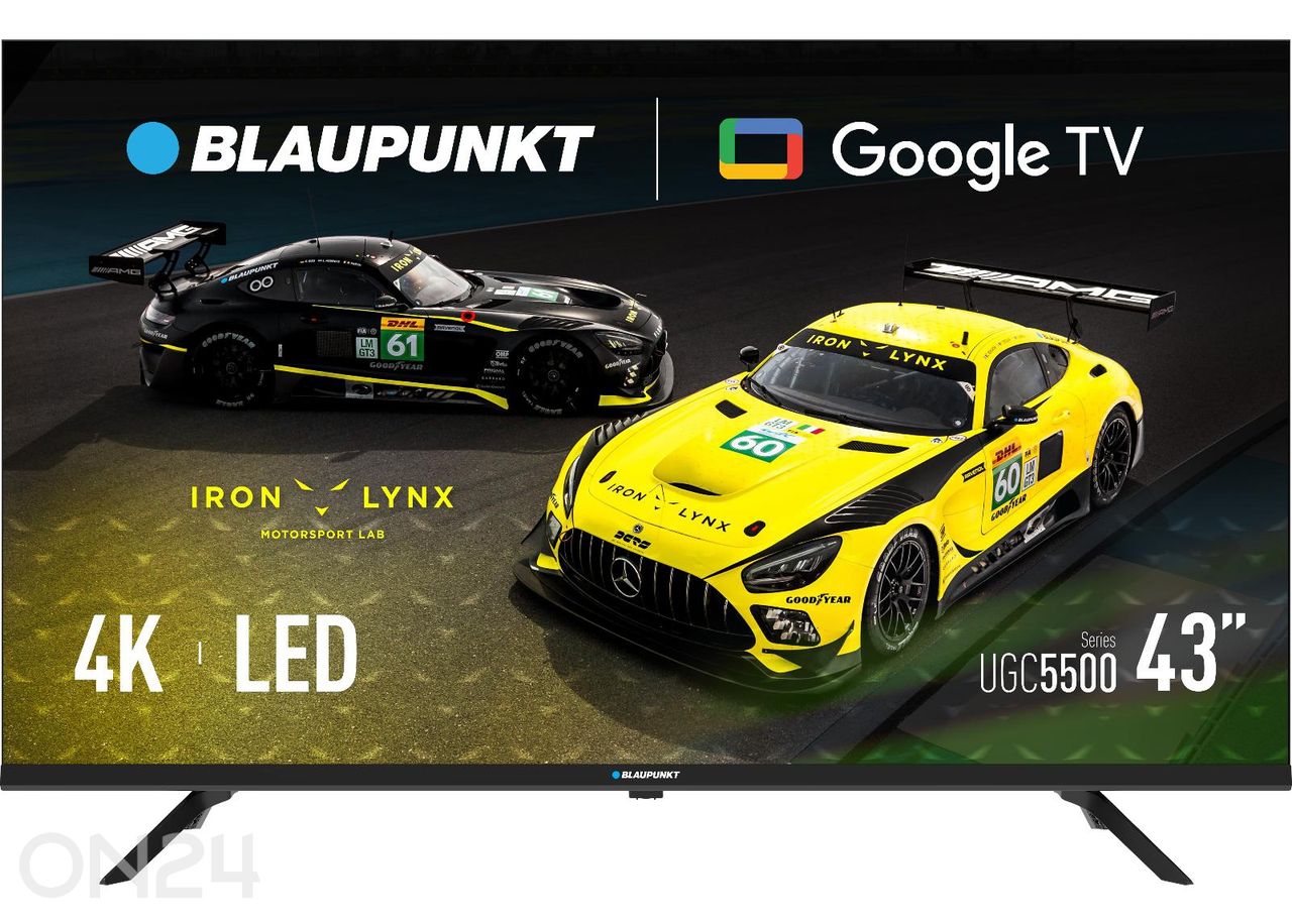 Телевизор Blaupunkt 43 дюйма (108 см) 4K Ultra HD Google TV увеличить