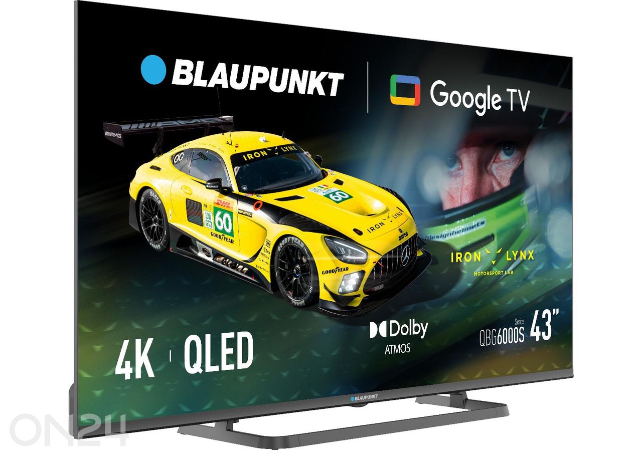 Телевизор Blaupunkt 43" (108 см) QLED 4K Ultra HD Google TV, Dolby Vision, Dolby Atmos увеличить