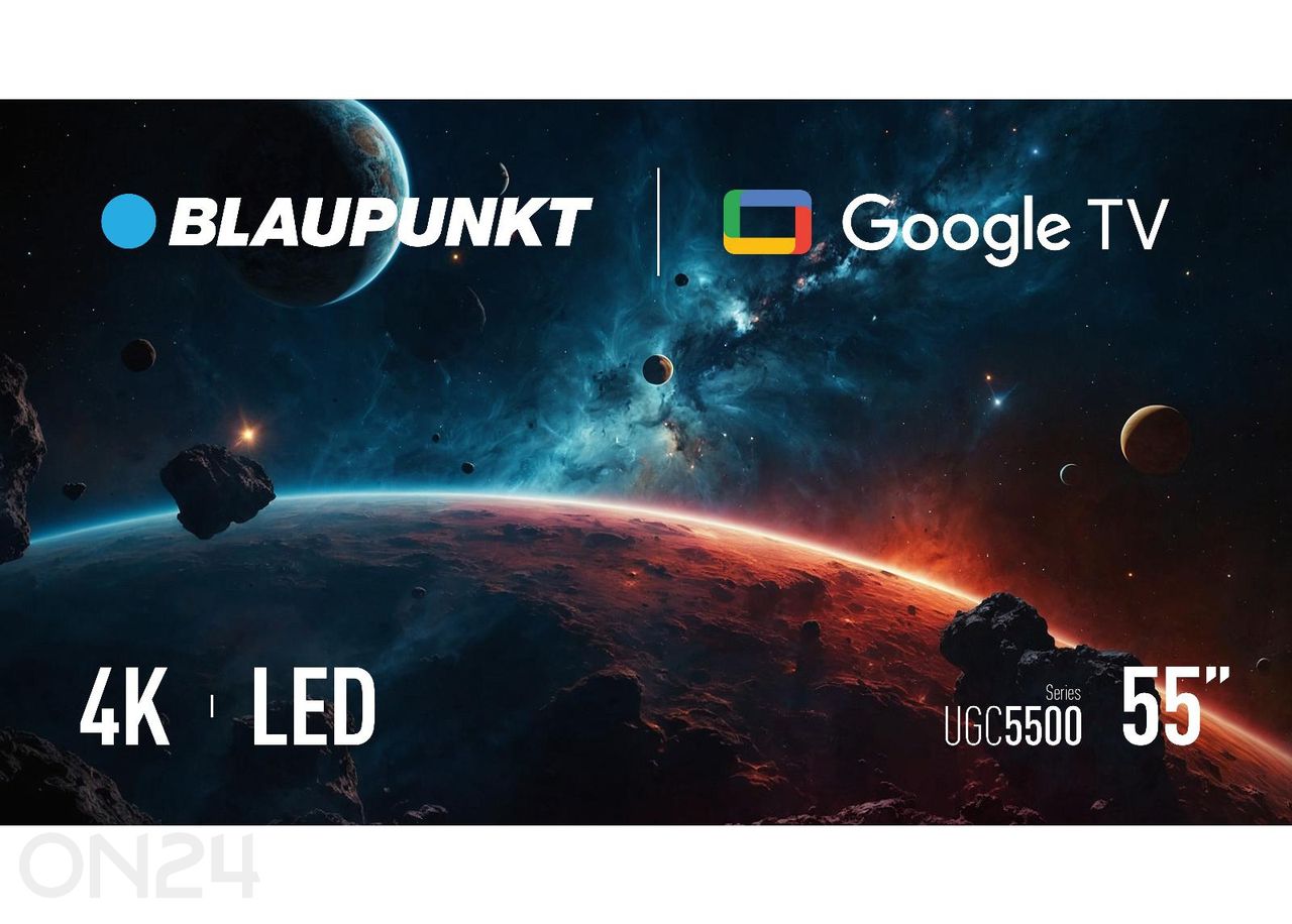 Телевизор Blaupunkt 55 дюймов (139 см) 4K Ultra HD Google TV увеличить