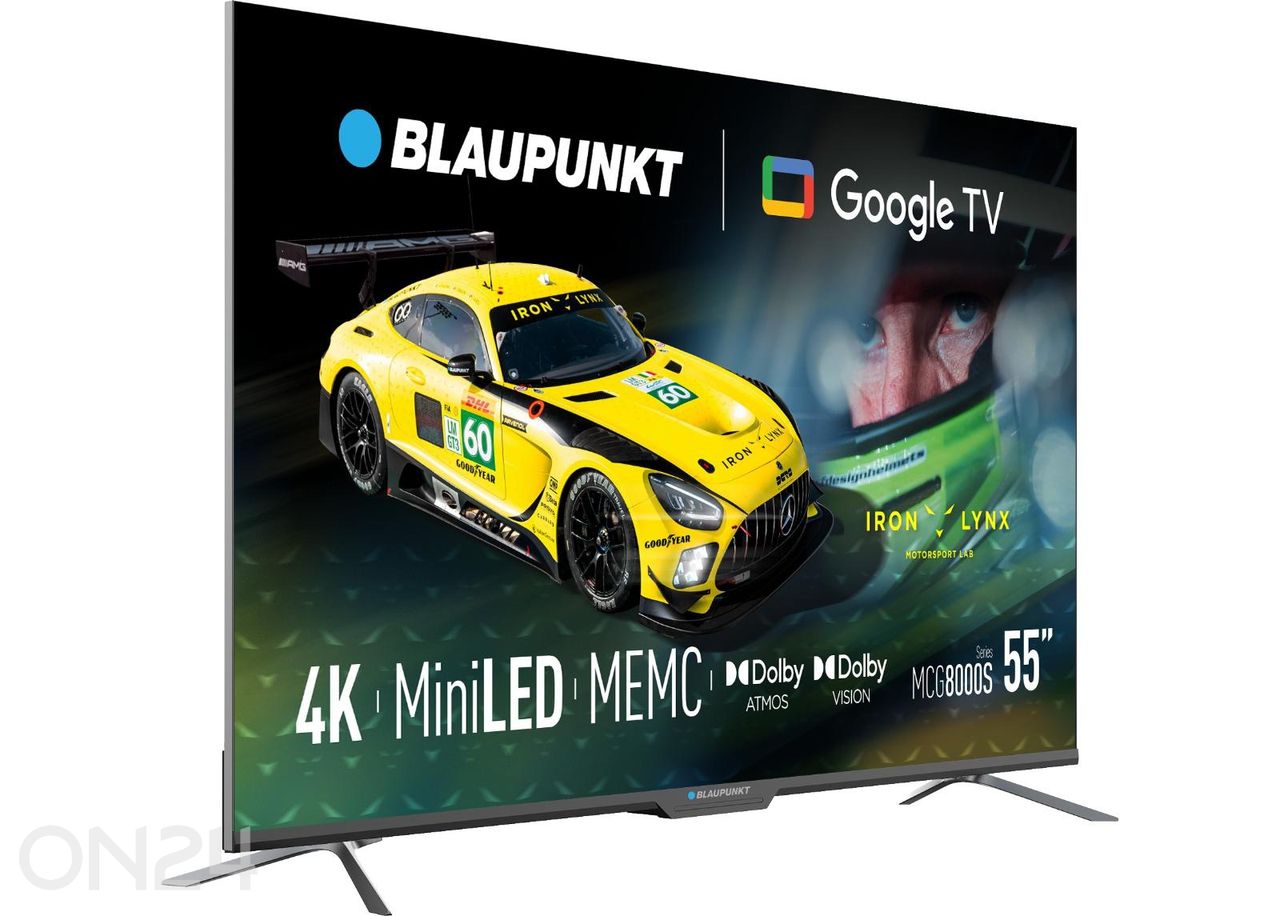 Телевизор Blaupunkt 55 дюймов (139 см) 4K Ultra HD MiniLED Google TV, Dolby Vision, Dolby Atmos увеличить