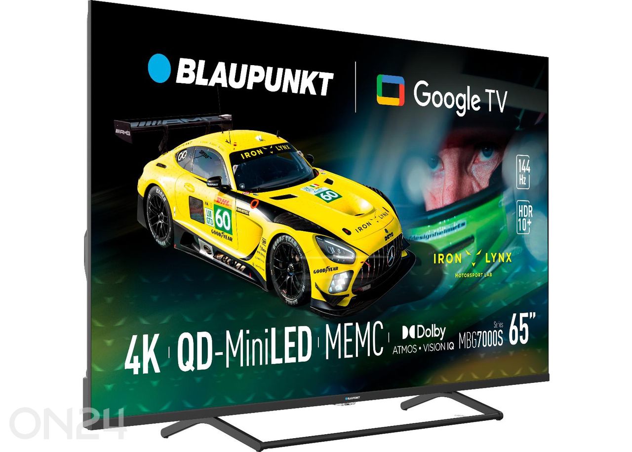 Телевизор Blaupunkt 65 дюймов (164 см) 4K Ultra HD 144 Гц MiniLED Google TV, Dolby Vision, Dolby Atmos увеличить