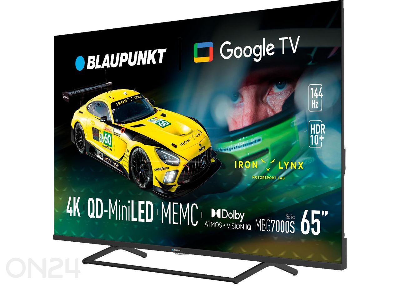 Телевизор Blaupunkt 65 дюймов (164 см) 4K Ultra HD 144 Гц MiniLED Google TV, Dolby Vision, Dolby Atmos увеличить