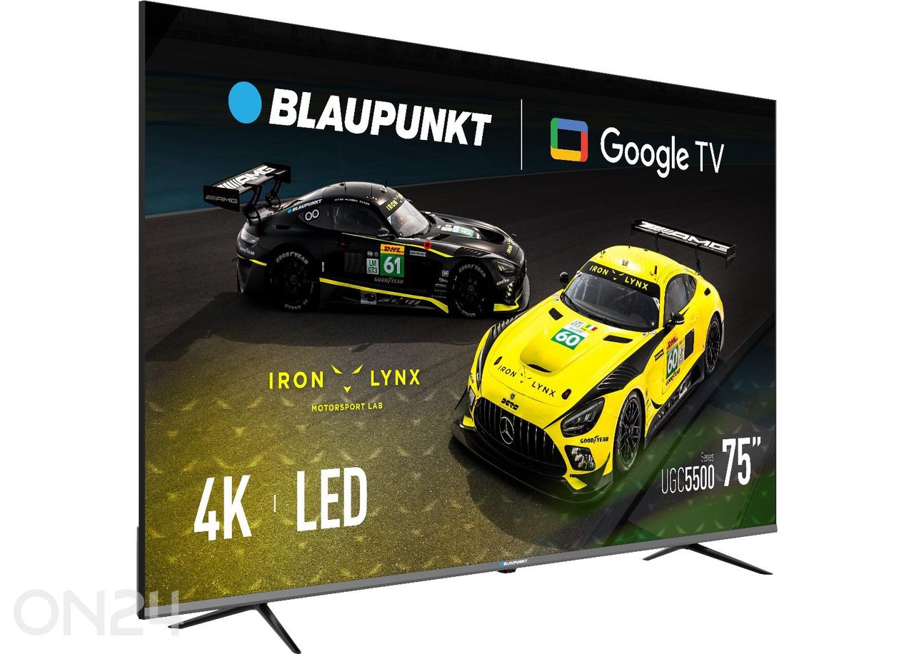 Телевизор Blaupunkt 75 дюймов (189 см) 4K Ultra HD со светодиодной подсветкой Google TV увеличить