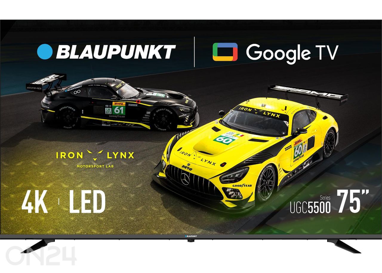 Телевизор Blaupunkt 75 дюймов (189 см) 4K Ultra HD со светодиодной подсветкой Google TV увеличить
