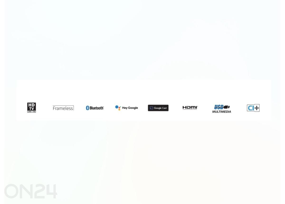 Телевизор Sharp 32" (81 см) HD Ready Google TV, белый увеличить
