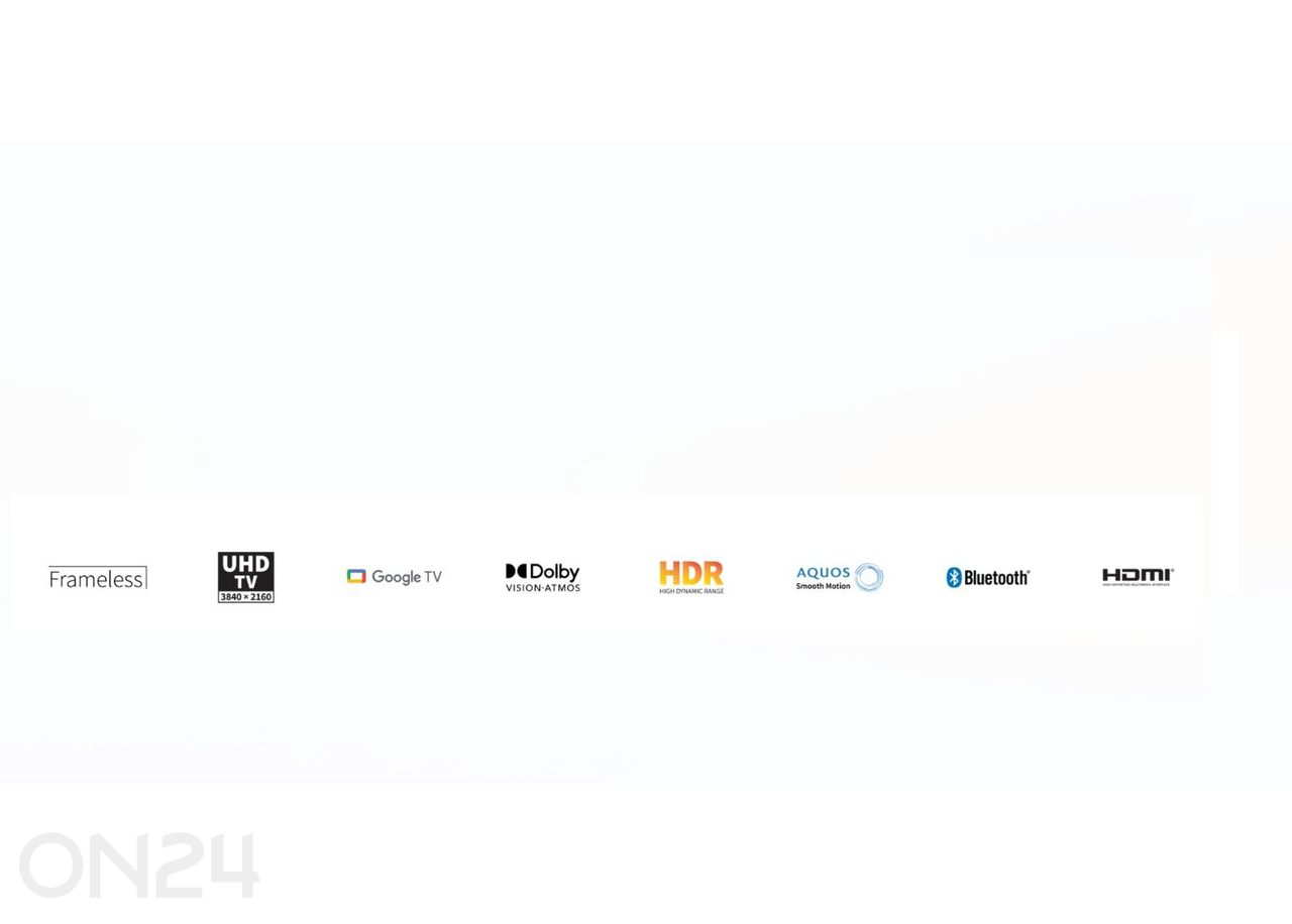 Телевизор Sharp 55" (139 см) 4K Ultra HD Google TV, Dolby Vision, Dolby Atmos увеличить