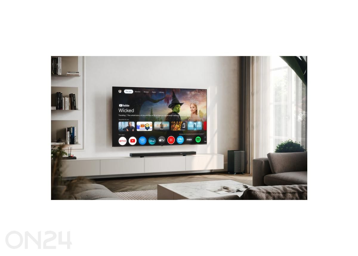 Телевизор Sharp 85" (215 см) QLED 4K Ultra HD Google TV, Harman/Kardon, DolbyVision, DolbyAtmos увеличить