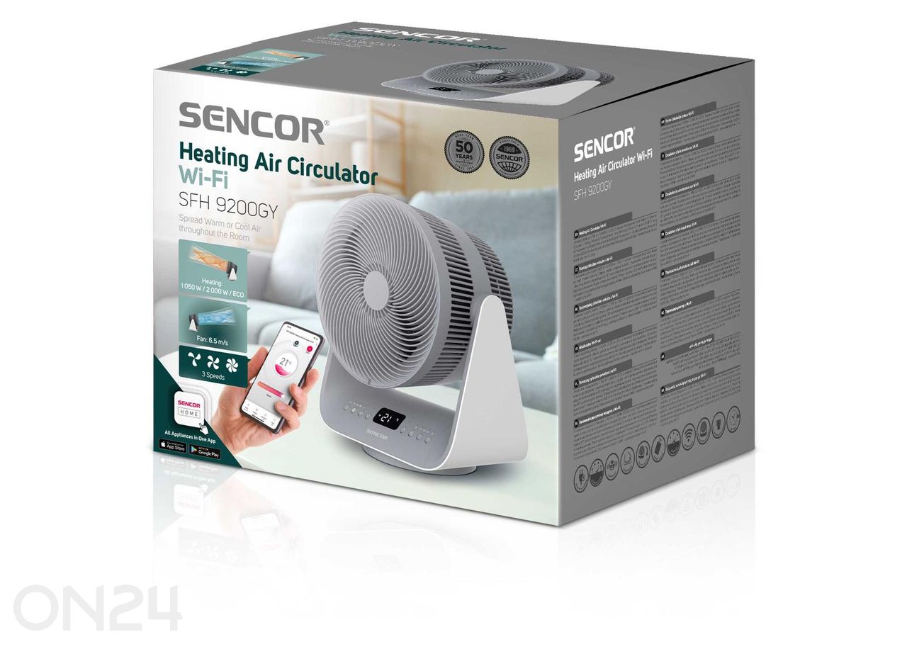 Тепловентилятор с WiFi Sencor SFH9200GY, серый увеличить
