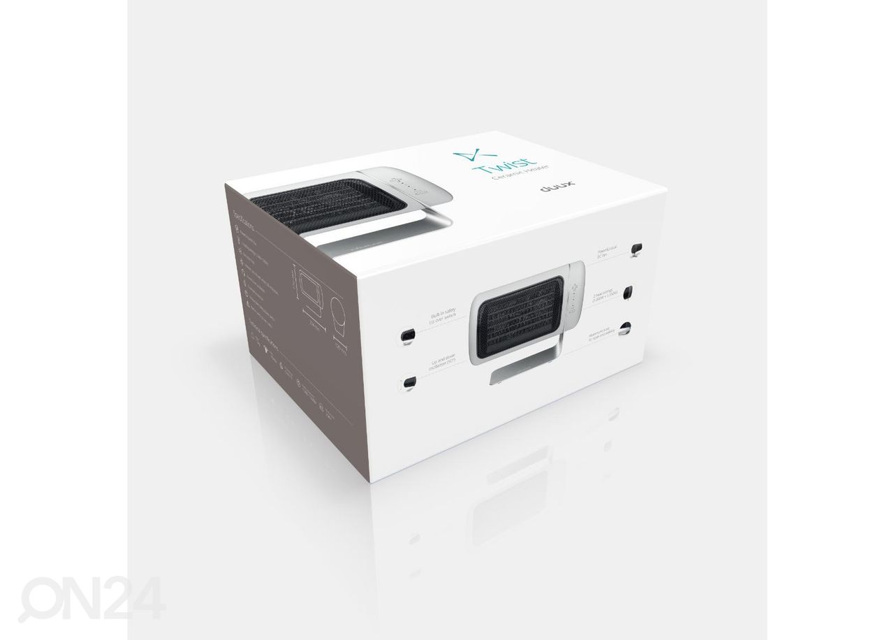 Тепловентилятор Duux Twist Fan Heater DXFH02, белый увеличить