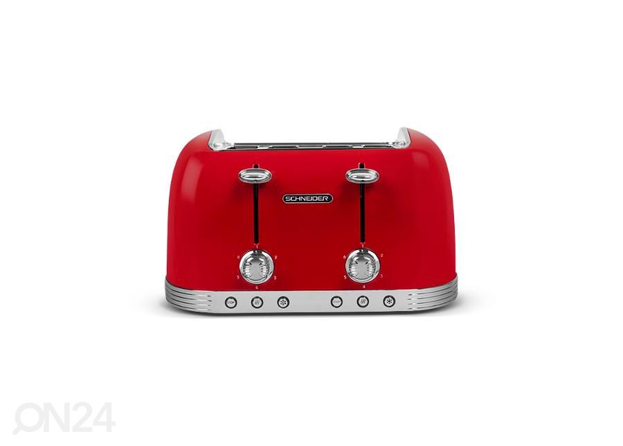 Тостер Schneider 4 Vintage, красный увеличить