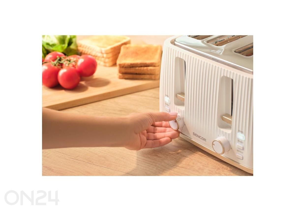 Тостер Sencor STS7540WH, белый увеличить