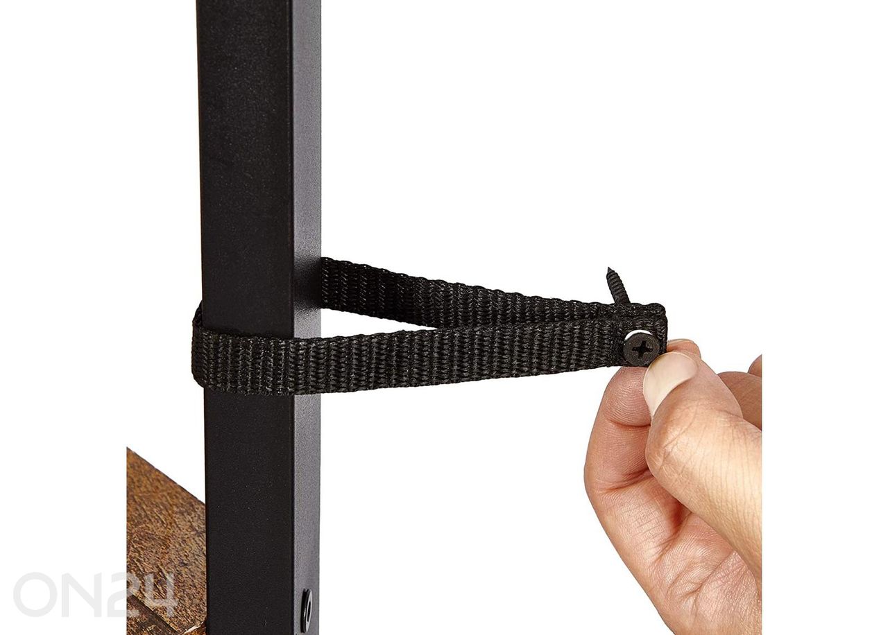 Угловая полка 125 см, коричневая увеличить