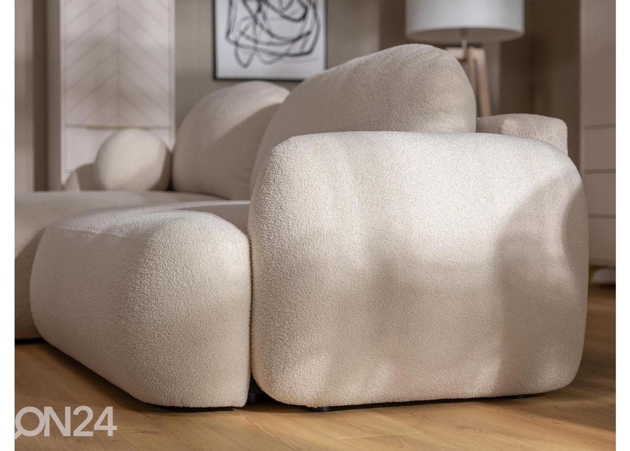 Угловой диван-кровать с ящиком для белья увеличить