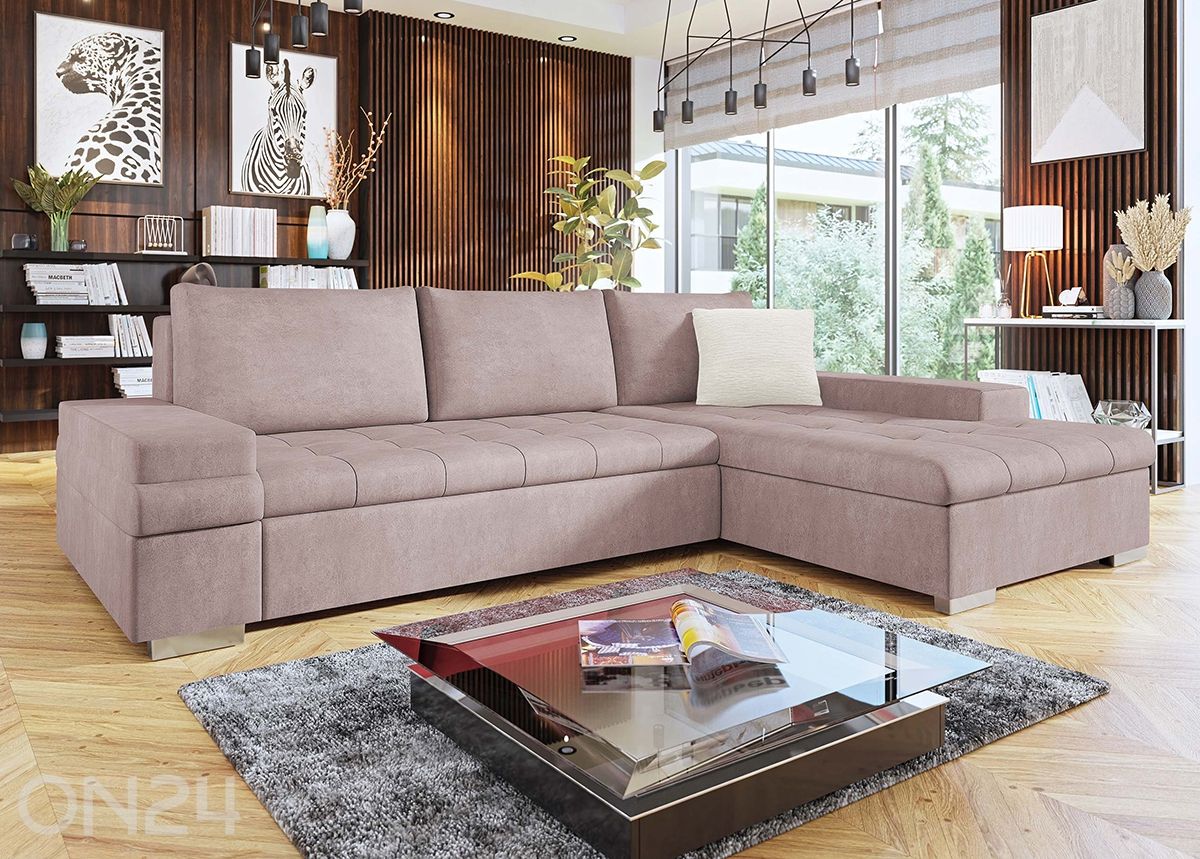 Угловой диван-кровать с ящиком Firenze увеличить