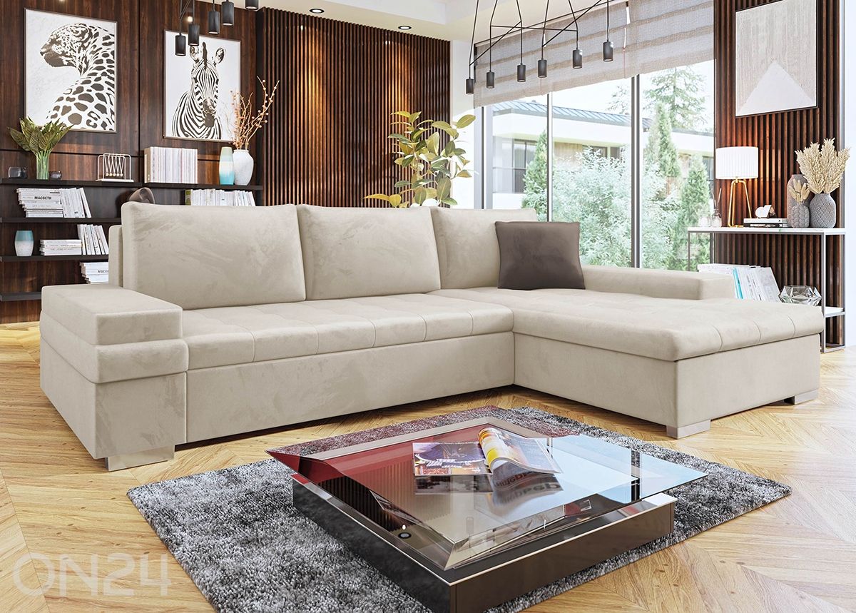 Угловой диван-кровать с ящиком Firenze увеличить