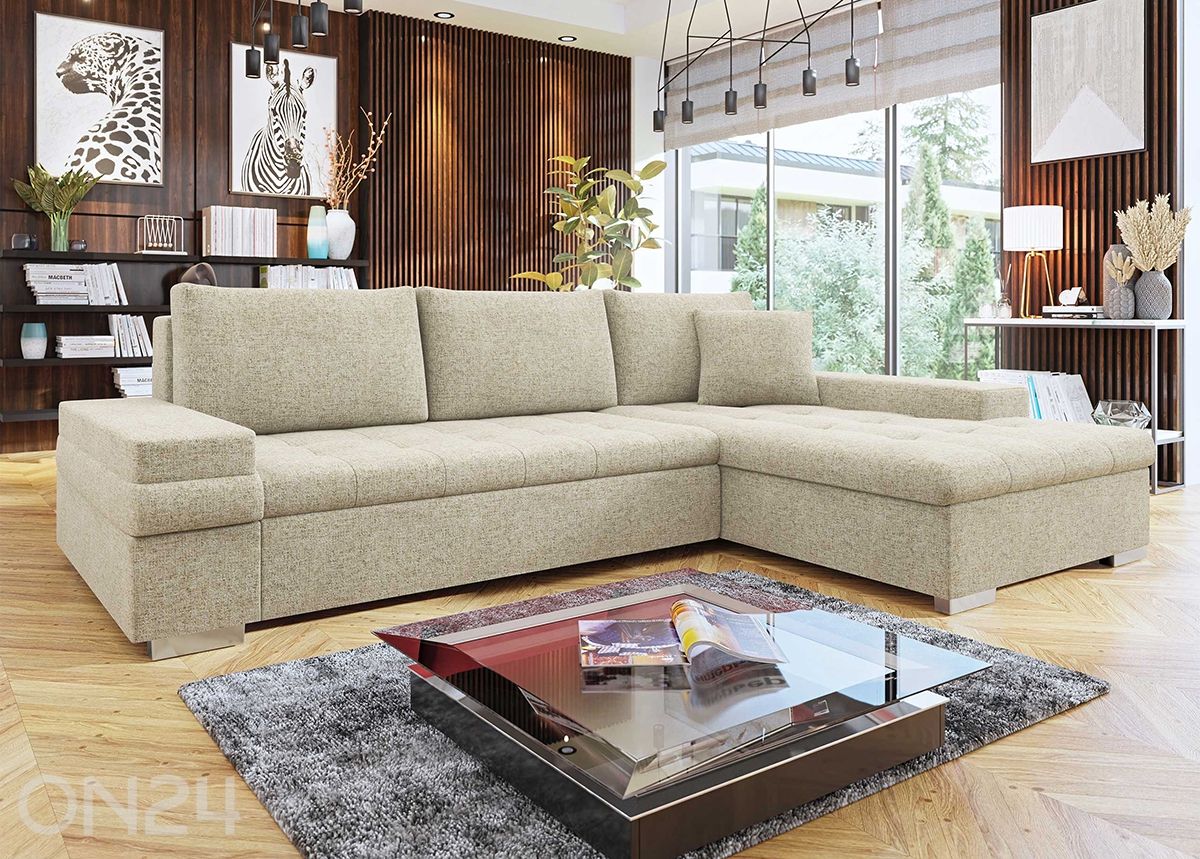 Угловой диван-кровать с ящиком Firenze увеличить