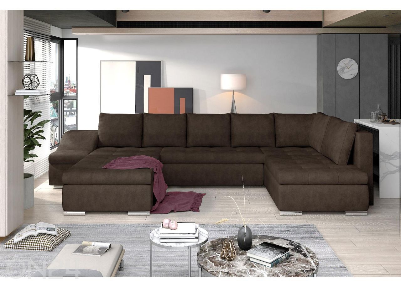 Угловой диван-кровать с ящиком Giovanni увеличить