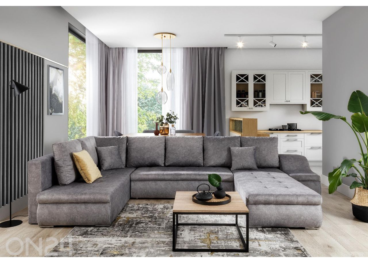 Угловой диван-кровать с ящиком Giovanni увеличить