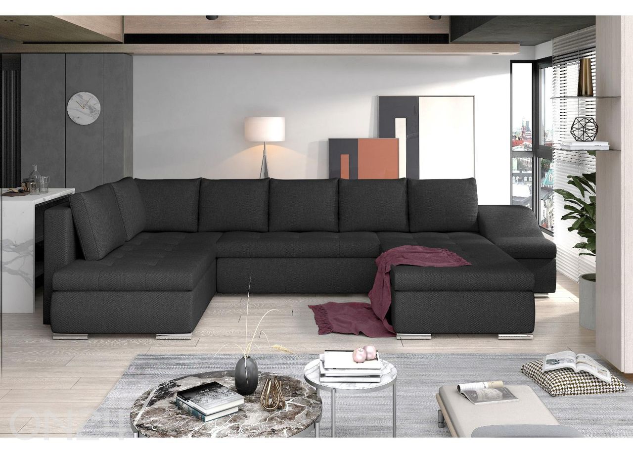 Угловой диван-кровать с ящиком Giovanni увеличить