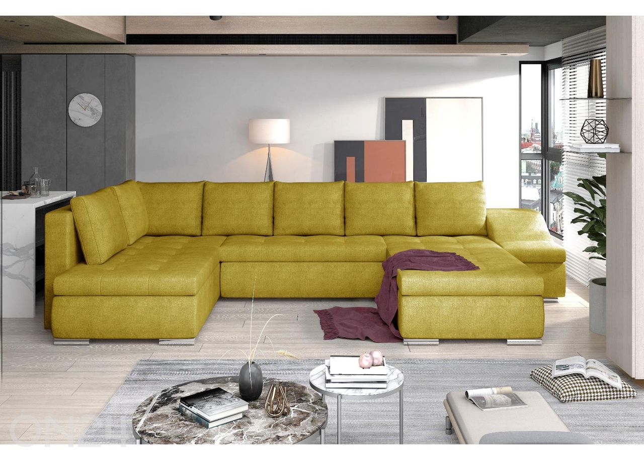 Угловой диван-кровать с ящиком Giovanni увеличить