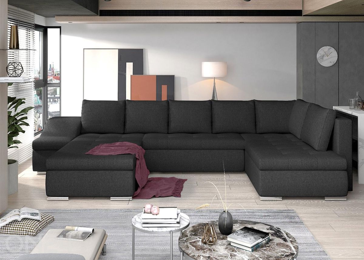 Угловой диван-кровать с ящиком Giovanni увеличить
