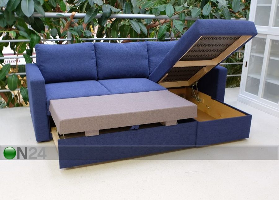 Угловой диван-кровать с ящиком Kaisa увеличить