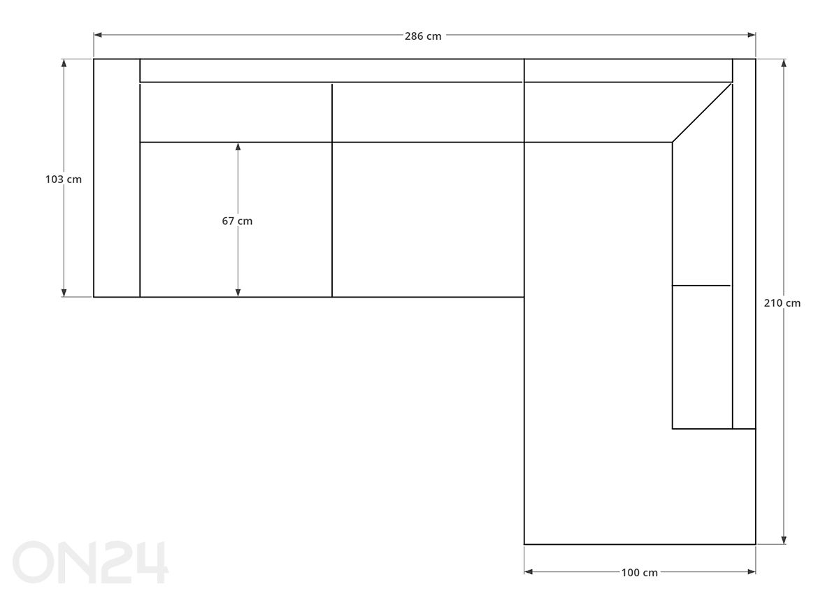 Угловой диван Atto Collection Daily увеличить