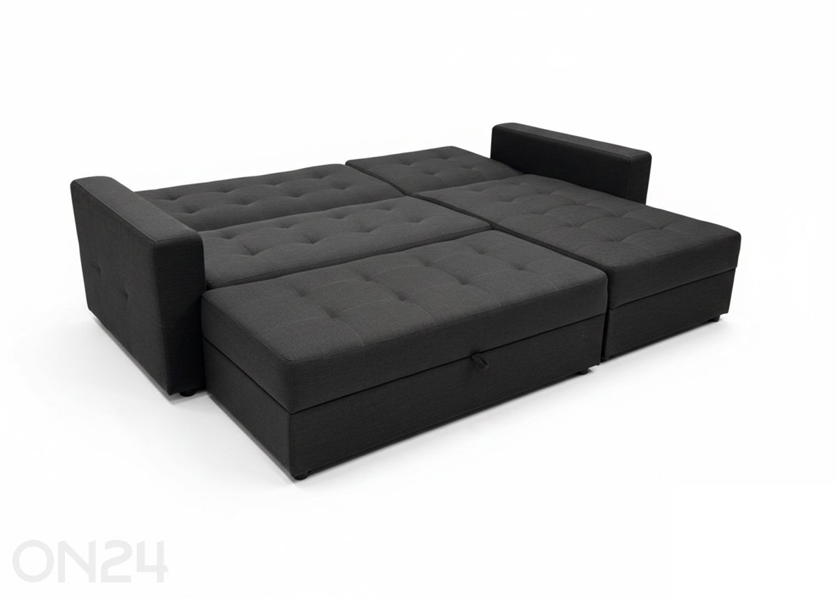 Угловой диван Claire + пуф увеличить