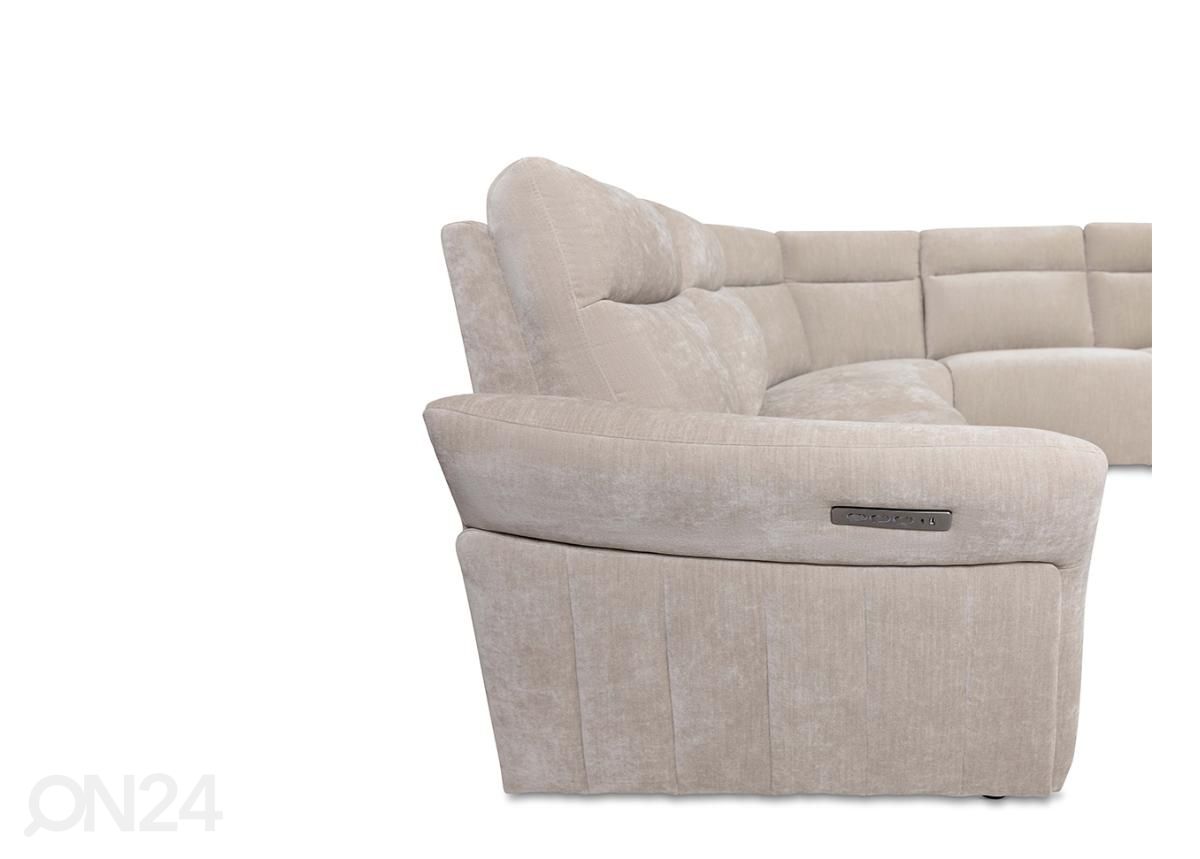 Угловой диван Hayes электрический реклайнер увеличить