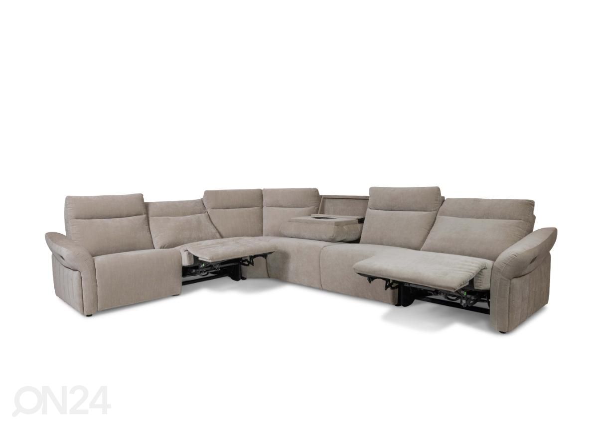 Угловой диван Hayes электрический реклайнер увеличить