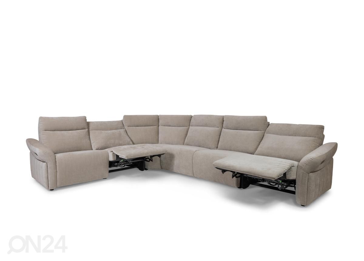 Угловой диван Hayes электрический реклайнер увеличить