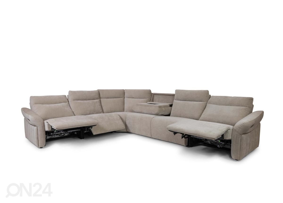 Угловой диван Hayes электрический реклайнер увеличить