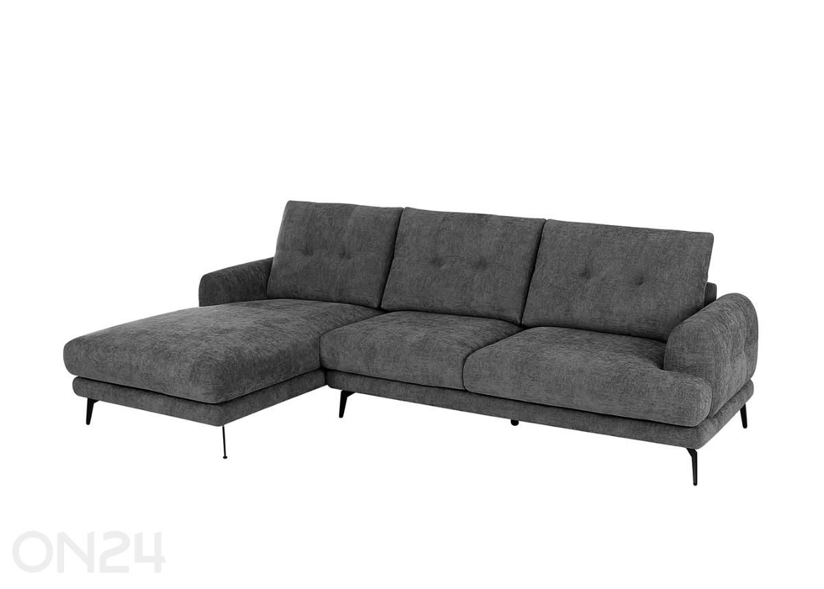 Угловой диван Valor темно-серый увеличить