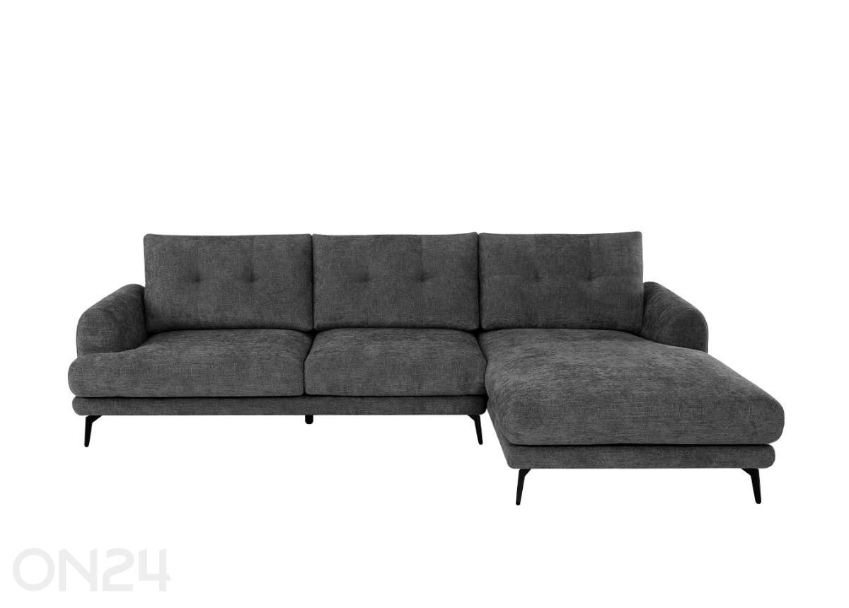 Угловой диван Valor темно-серый увеличить