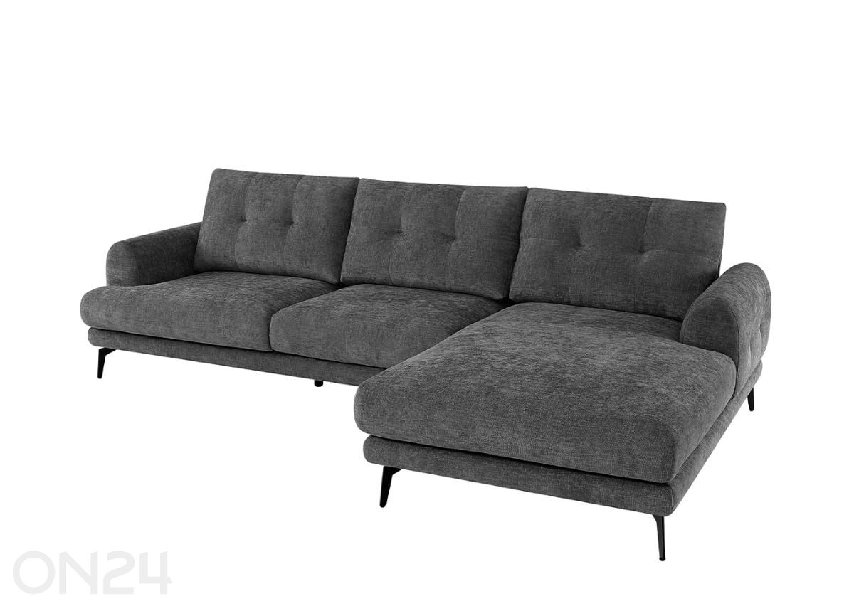 Угловой диван Valor темно-серый увеличить