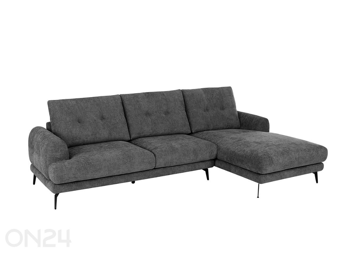 Угловой диван Valor темно-серый увеличить