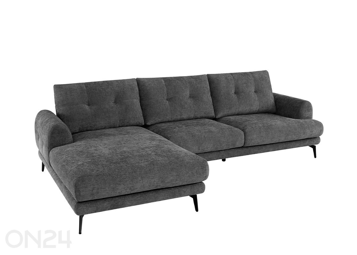 Угловой диван Valor темно-серый увеличить