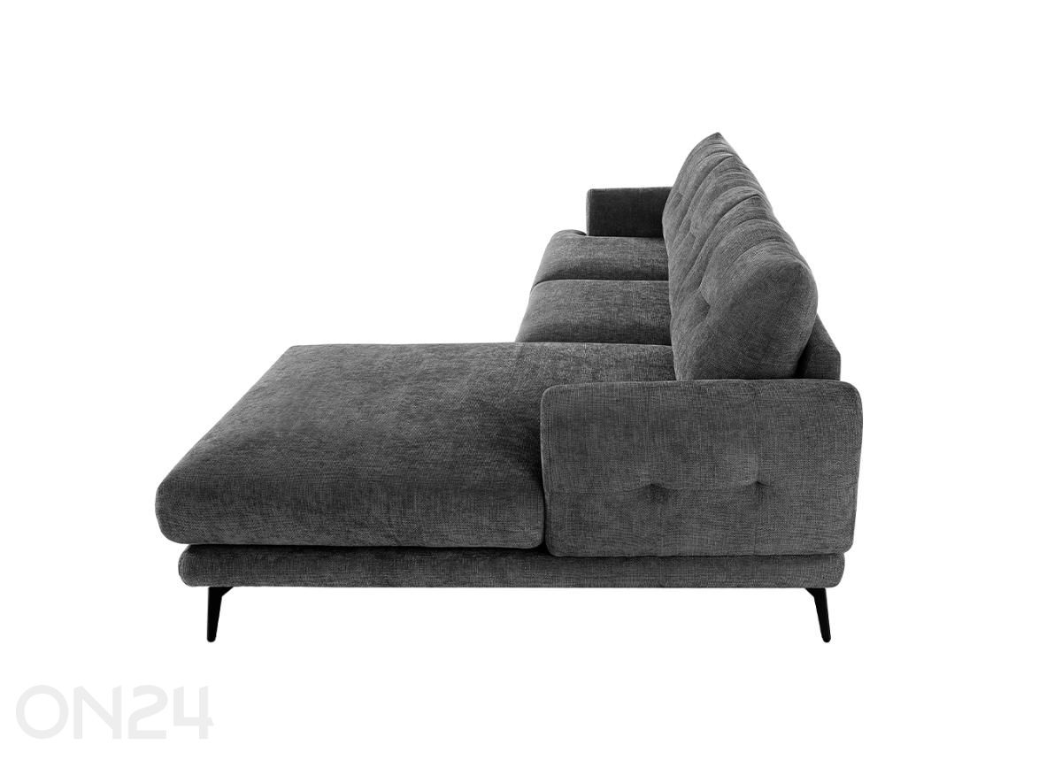 Угловой диван Valor темно-серый увеличить