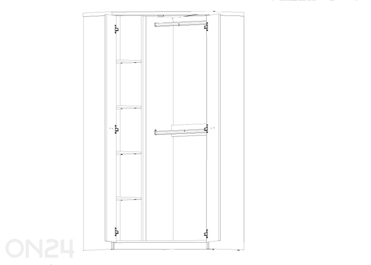 Угловой шкаф Denzel увеличить