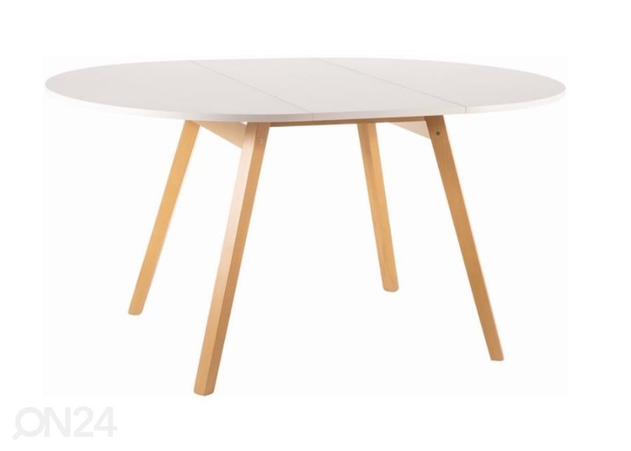 Удлиняющийся обеденный стол 102-144x102 cm увеличить