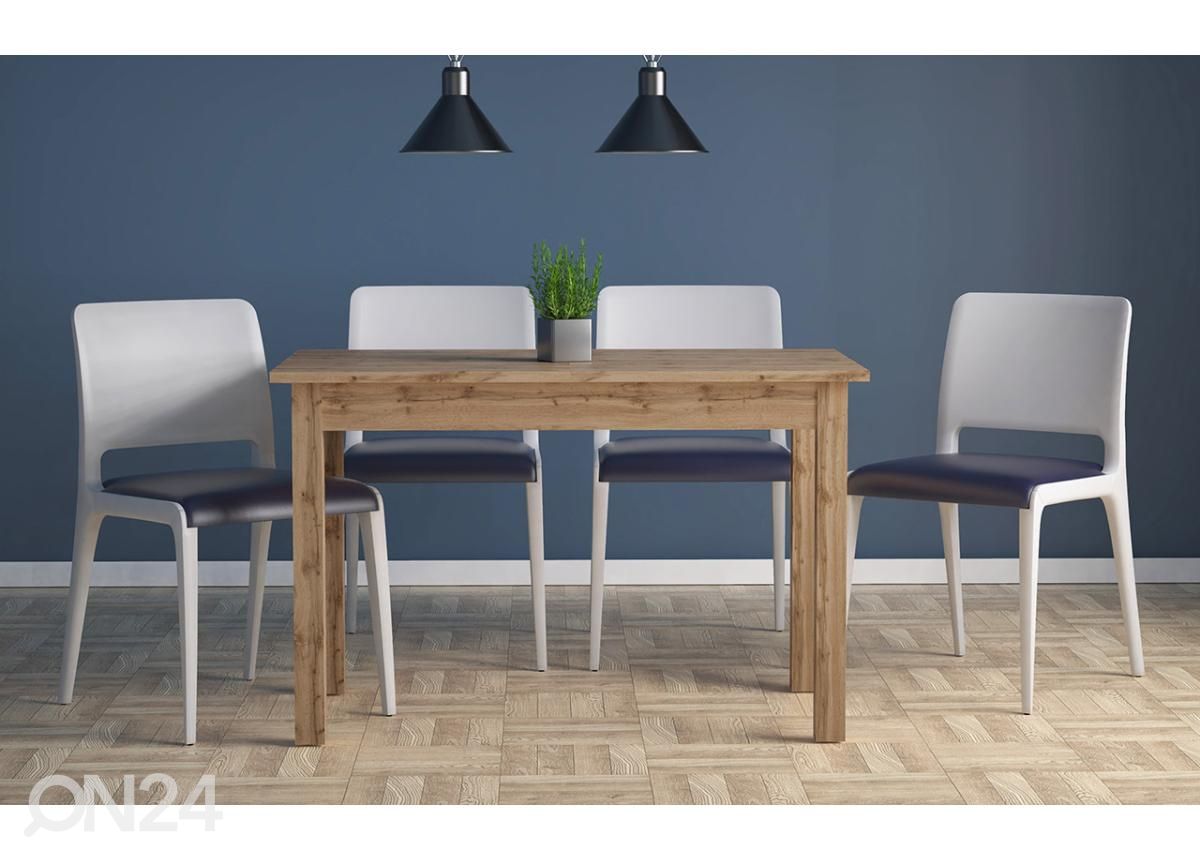 Удлиняющийся обеденный стол 120-160x70 cm увеличить